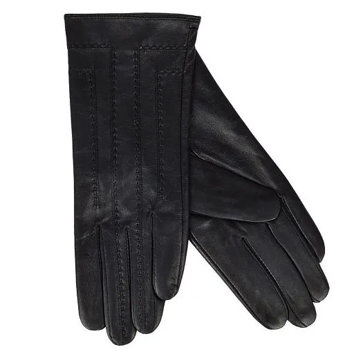 Перчатки жен CS черн. 190429 S кожа/нейлон