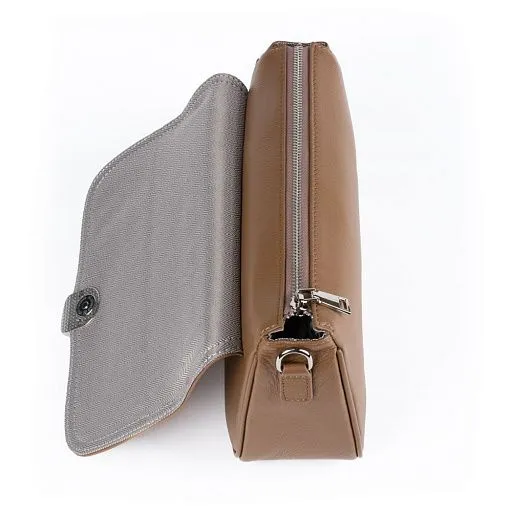 Сумка женская GH-6067 коричневая нат.кожа