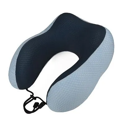 Подушка BG-5772 memory foam трикотаж голубая