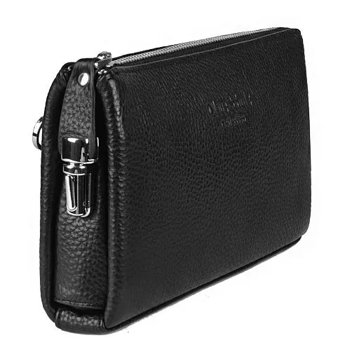 Клатч муж ZH-3514-3 черный кожа\экокожа