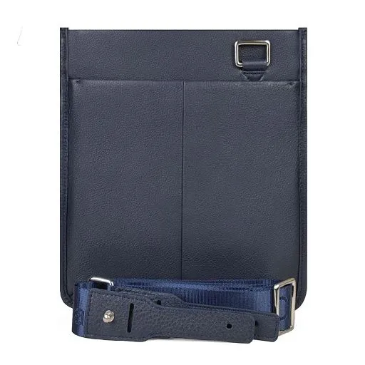 Сумка муж LB-62291-7A синяя нат.кожа
