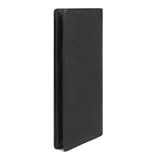 Купюрница муж HT-168-74 черная нат.кожа