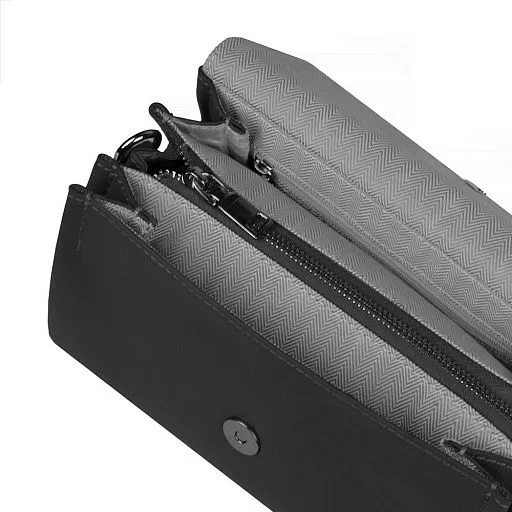 Сумка женская GH-8542-1 черная натуральная кожа