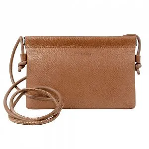 Сумочка жен GH-8022 рыжая нат.кожа