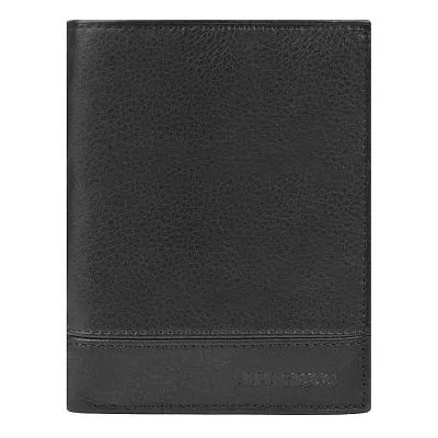 Зажим для денег AR-8383-CC черн. нат.кожа Alfa Ricco