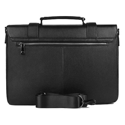 Портфель HT-9367-1 черный нат.кожа