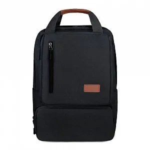 Ранец AB-6803 черн. комплект 3 предмета текстиль