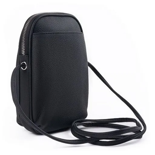 Сумка женская GH-945 черная натуральная кожа